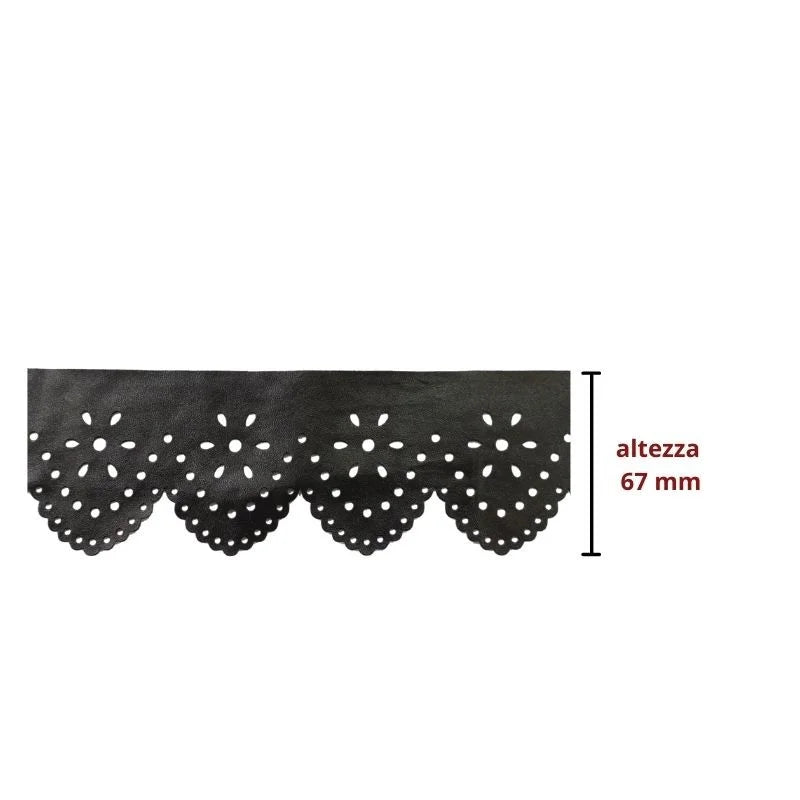 Faux leather trimmings h 67 mm item 725