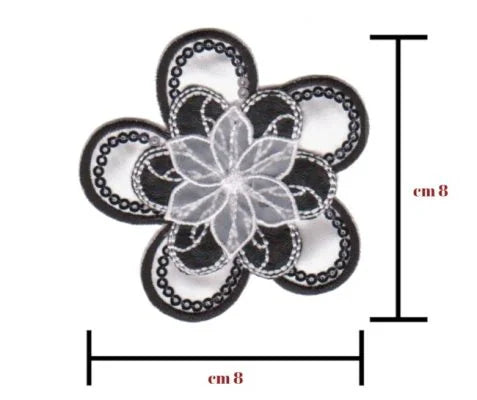 Applicazione termoadesiva tessuto articolo 9475 pezzi 3