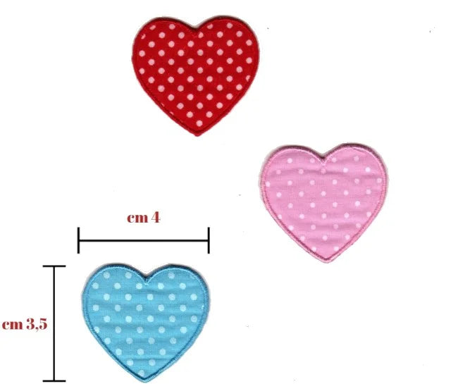 Iron-on application for fabric item 338/A 6 pieces