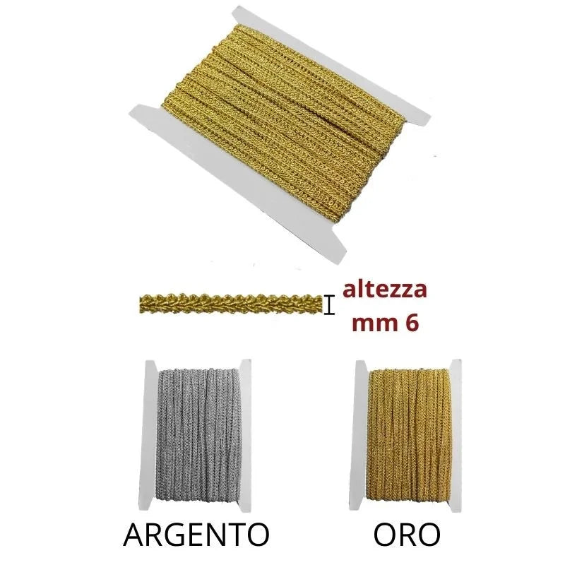 Agremano lamé trimmings h mm 6 item 4130 meters 20
