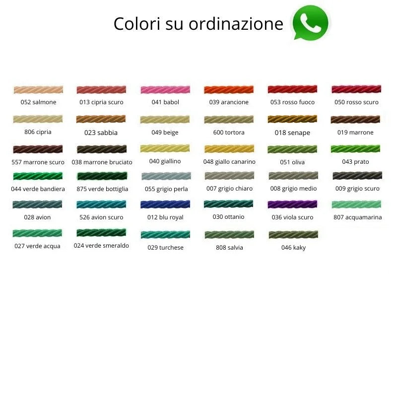 Cordone 3 capi ø mm 2 articolo 520/1 metri 20