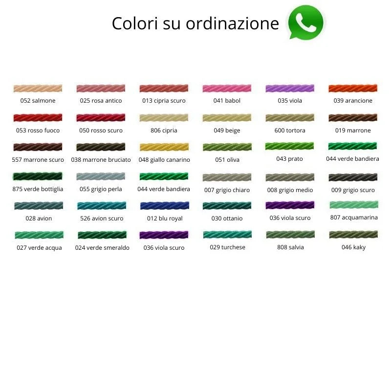 Cordone 3 capi ø mm 3,5 articolo 520/3 metri 20