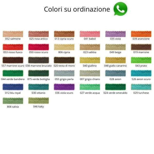 Cordone con profilo ø mm 3 articolo 2560/03 metri 20