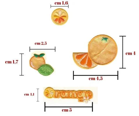 Iron-on fabric application item 095 pieces 4