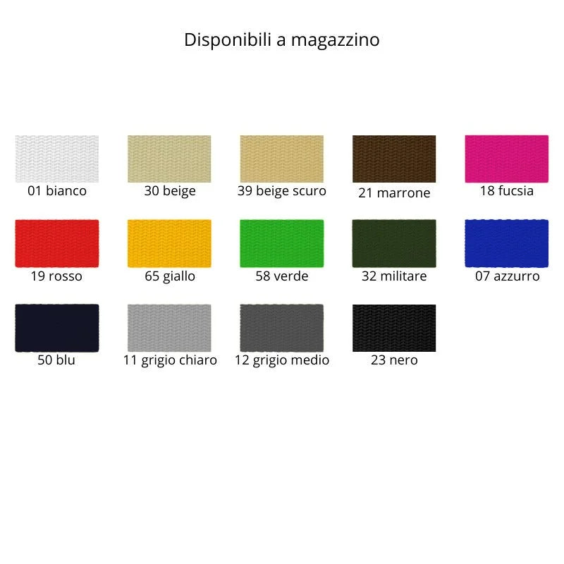 Nastro per zaino h cm 3 articolo R17/30 metri 10