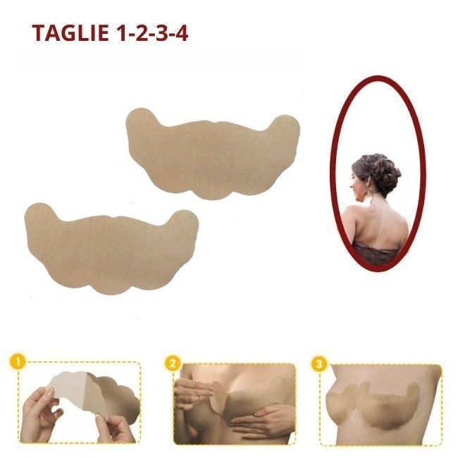 Reggiseno autoadesivo traspitante articolo 165
pezzi 6