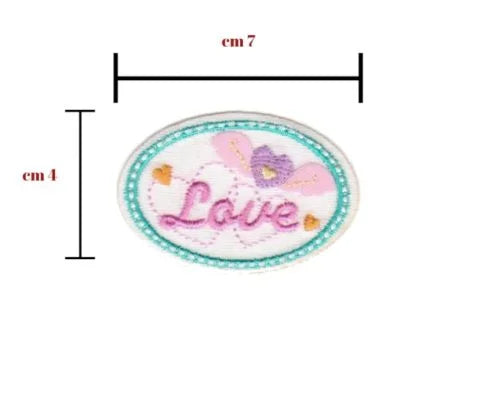 Iron-on fabric application item 7822 pieces 3