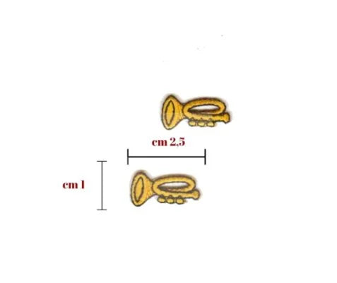Iron-on fabric application item 7967 12 pieces