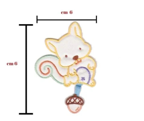 Iron-on fabric application item 8023 pieces 3