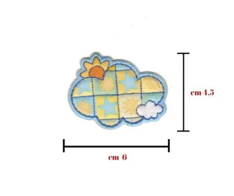 Iron-on fabric application item 8127 pieces 3