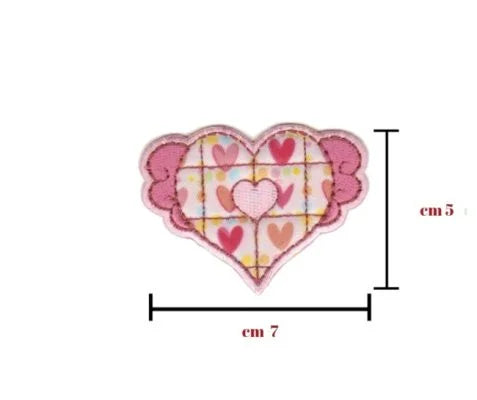 Iron-on fabric application item 8131 3 pieces