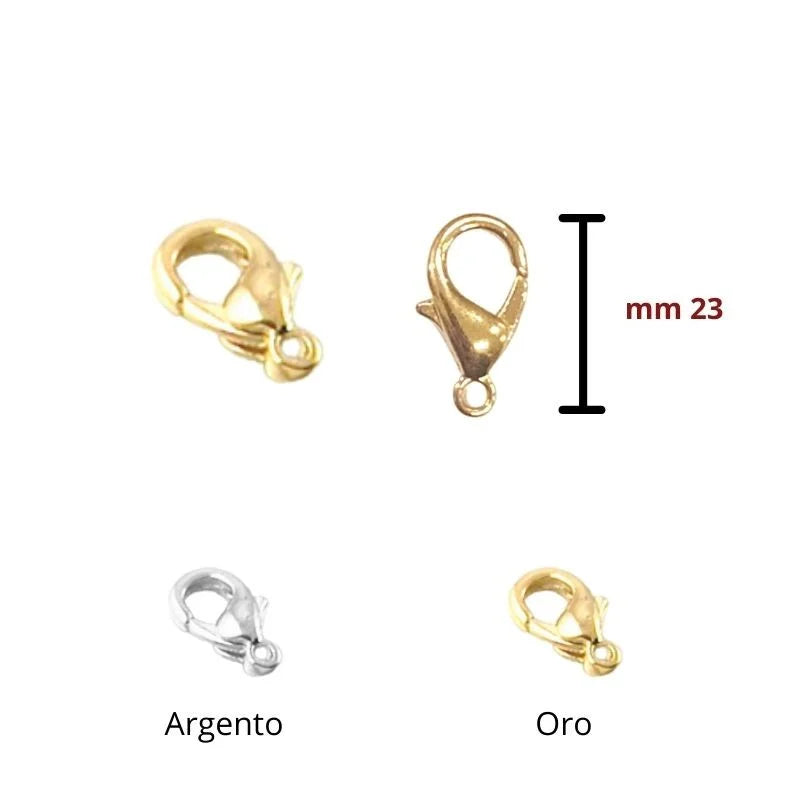 Lobster clasp hook for 23mm necklaces, item FF022
24 pieces