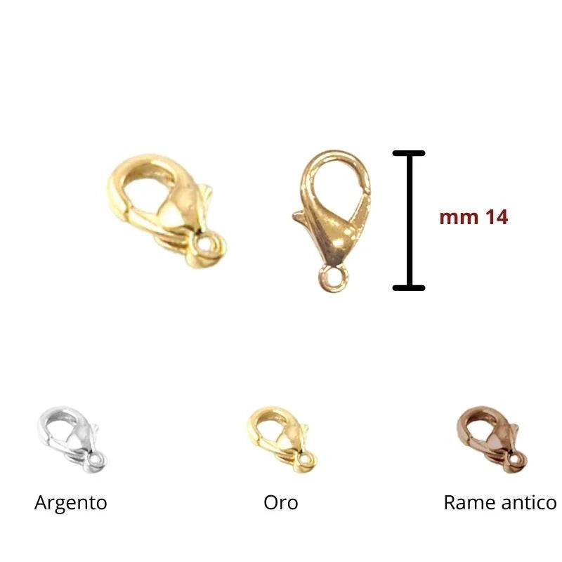 Lobster clasp hook for 14mm necklaces, item FF027
24 pieces