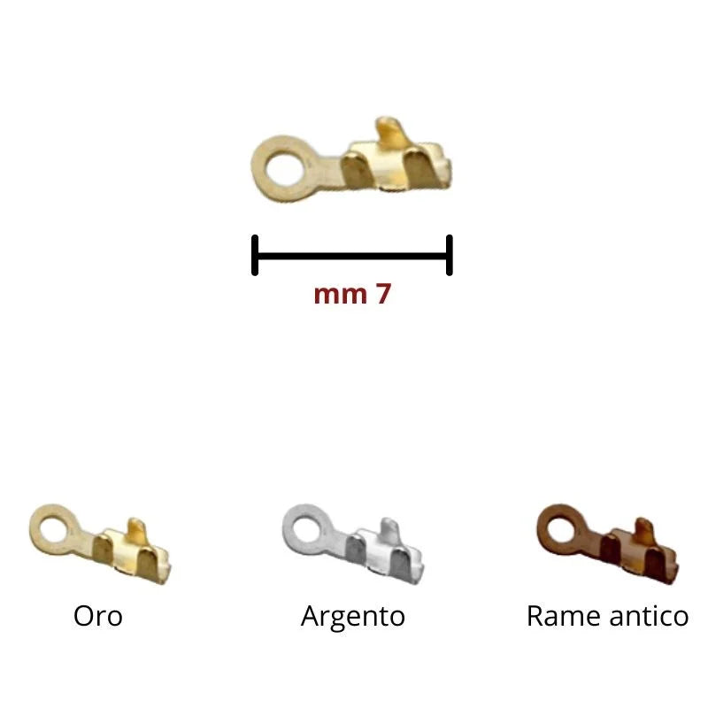 Capocorda lunghezza mm 7 articolo FF141 pezzi 100