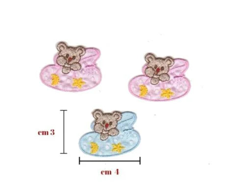 Iron-on fabric application item 119 pieces 3