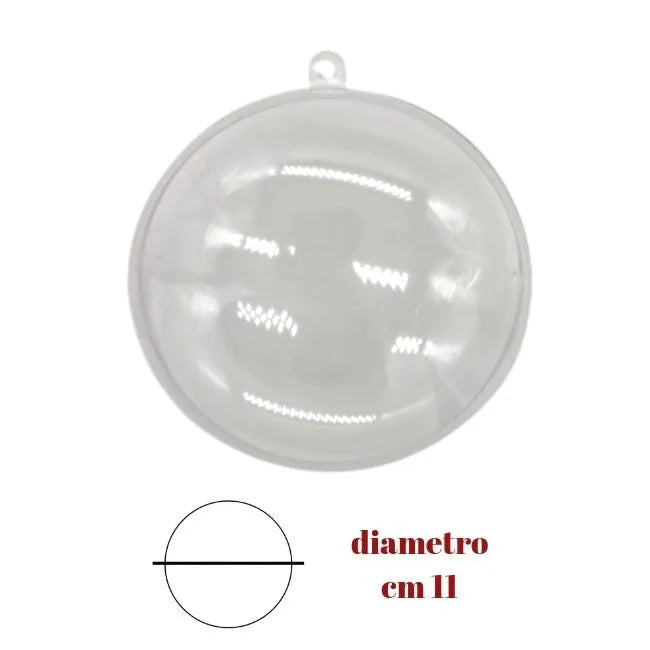 Medaglione plastica trasparente ø cm 11 articolo 2004/110