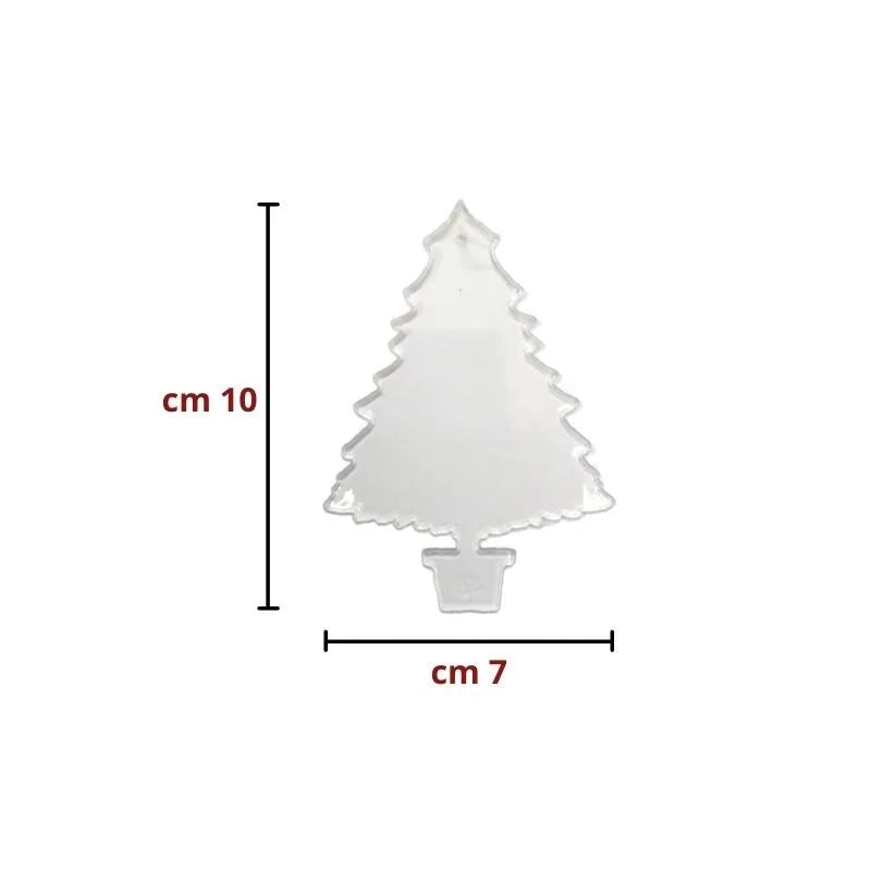 Transparent plastic tree shape article 2012