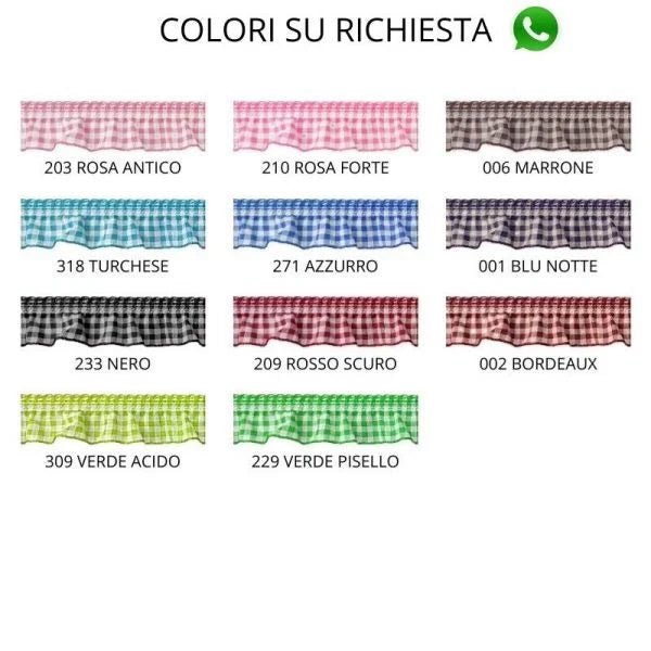 Elastic pleated trimmings h mm 19 item 1824 meters 25
