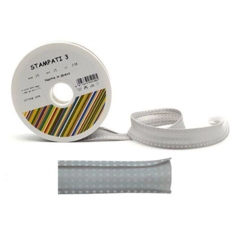 Sbieco piquet in millerighe fantasia h mm 25/5/5 articolo Stampa 3
metri 15