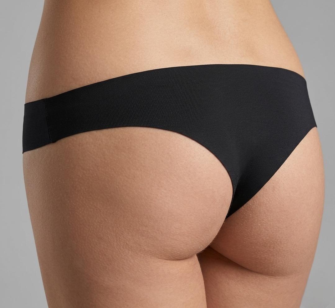 Invisible low-waisted Brazilian briefs, item 8141 Cotonella