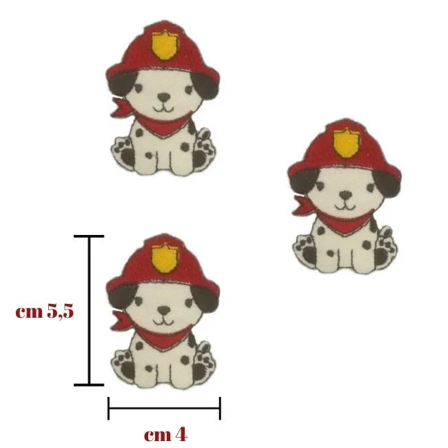 Iron-on application for fabric item 883/A 3 pieces