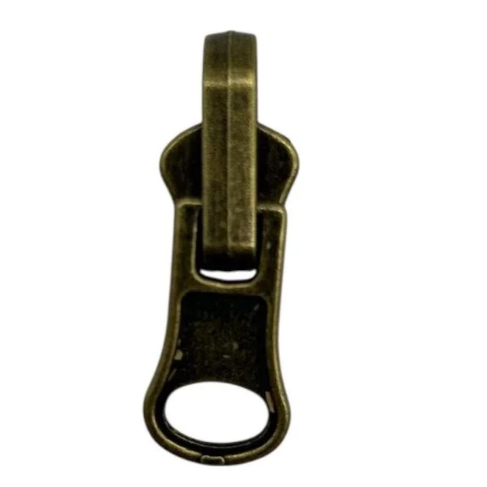 Reversible zip slider (double face) 5 mm metal chain