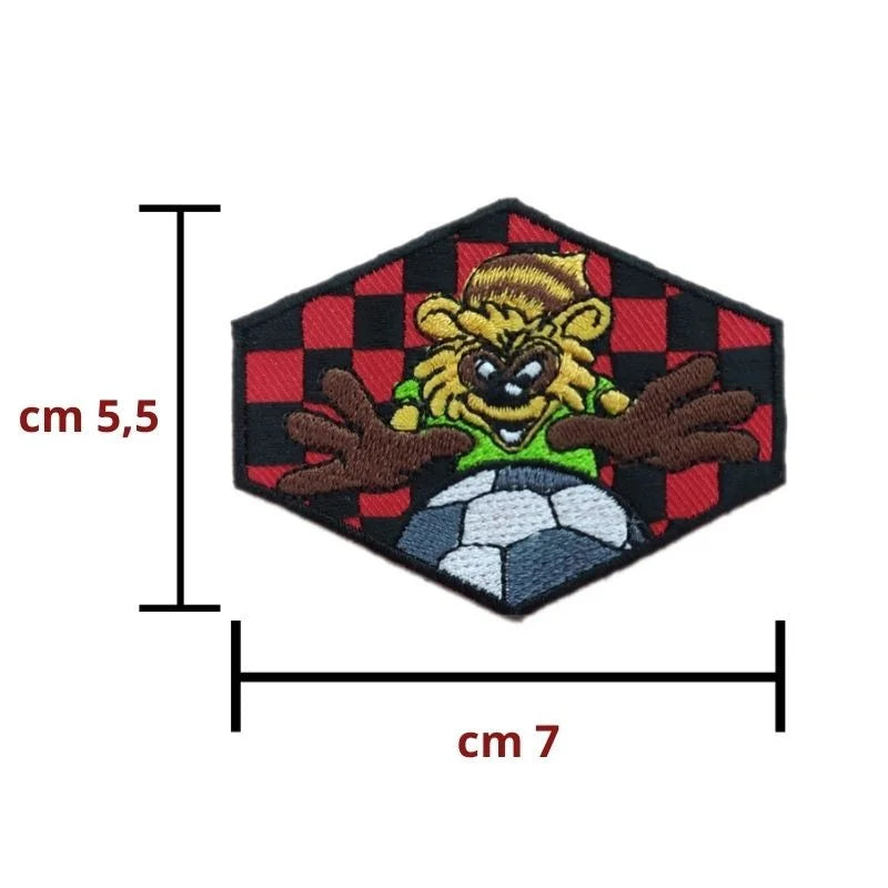 Iron-on fabric application item APP00128 6 pieces