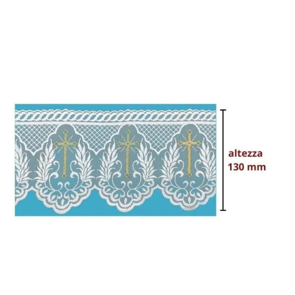 Pizzo sacro 100% poliestere articolo 1103 metri 10