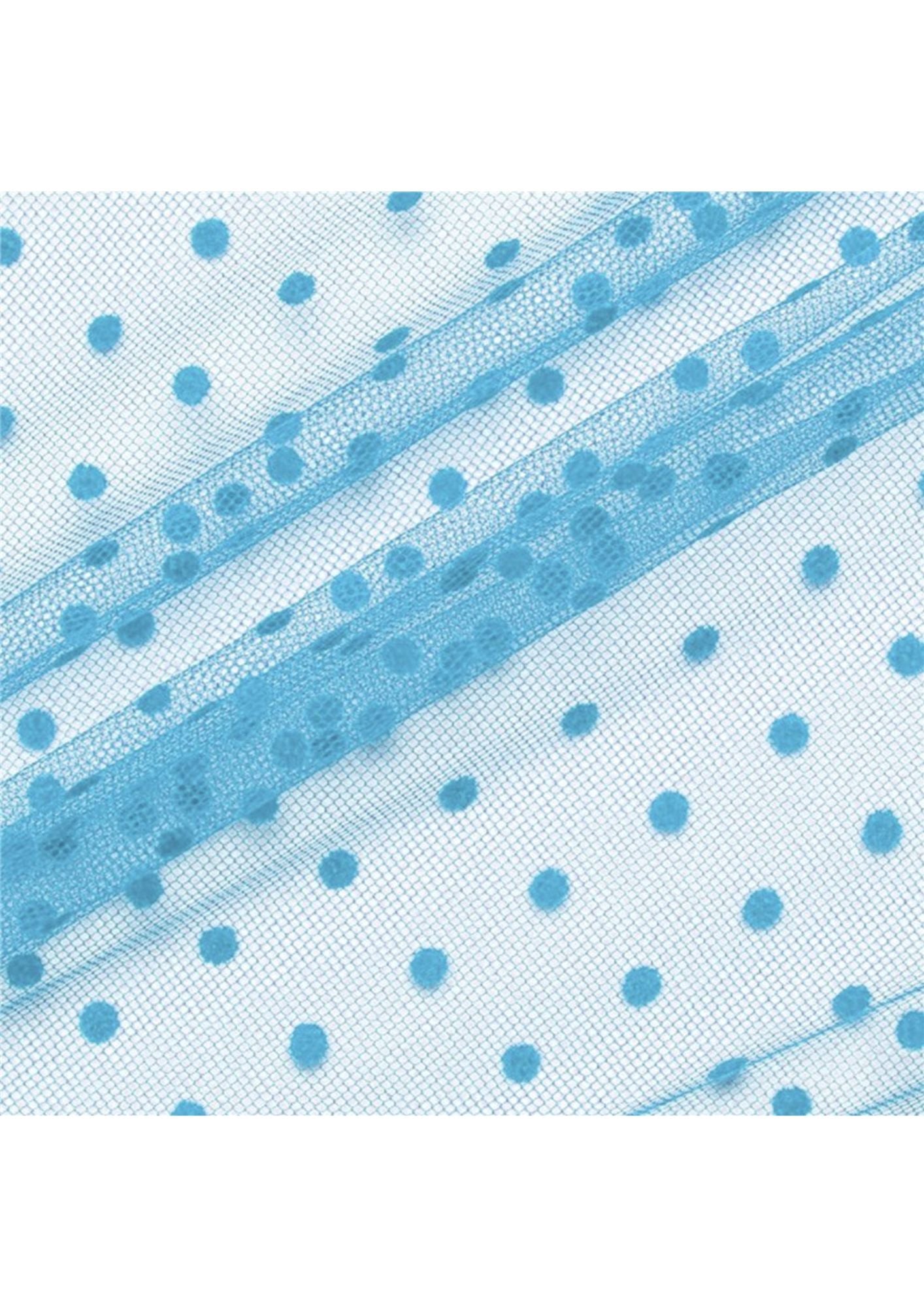Tulle floccato pois h cm 150 articolo Ravello