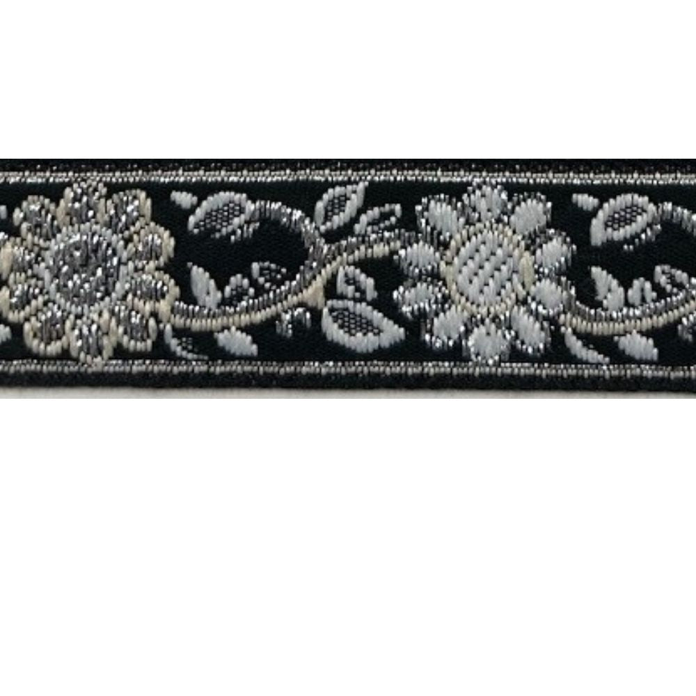Nastro jacquard motivo Floreale multicolor H mm 30 articolo 680 metri 10