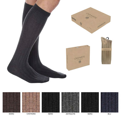 Calza uomo lunga cashmare lavorato articolo 1510 paia 6