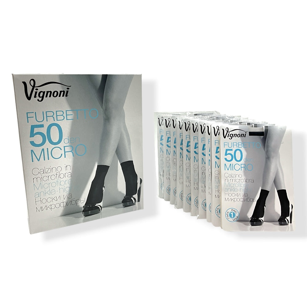 Furbetto 50 Vignoni 50 den microfiber women's sock
10 pairs