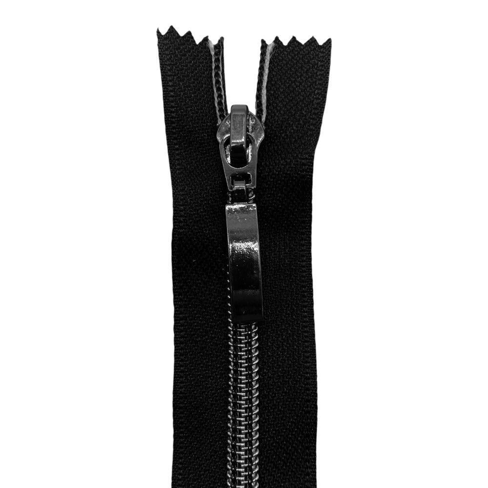 70cm divisible laminated spiral zipper with 6mm chain