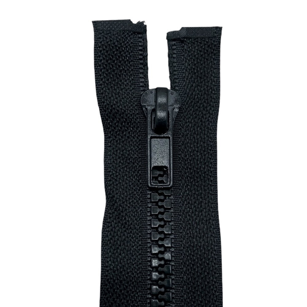 Cerniera lampo spessa carro combi (2 cursori) 80 cm divisibile catena plastica 8 mm articolo 1184/10/80