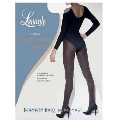Evolution 30 den ( TG 1-4) collant microfibra Levante paia 6