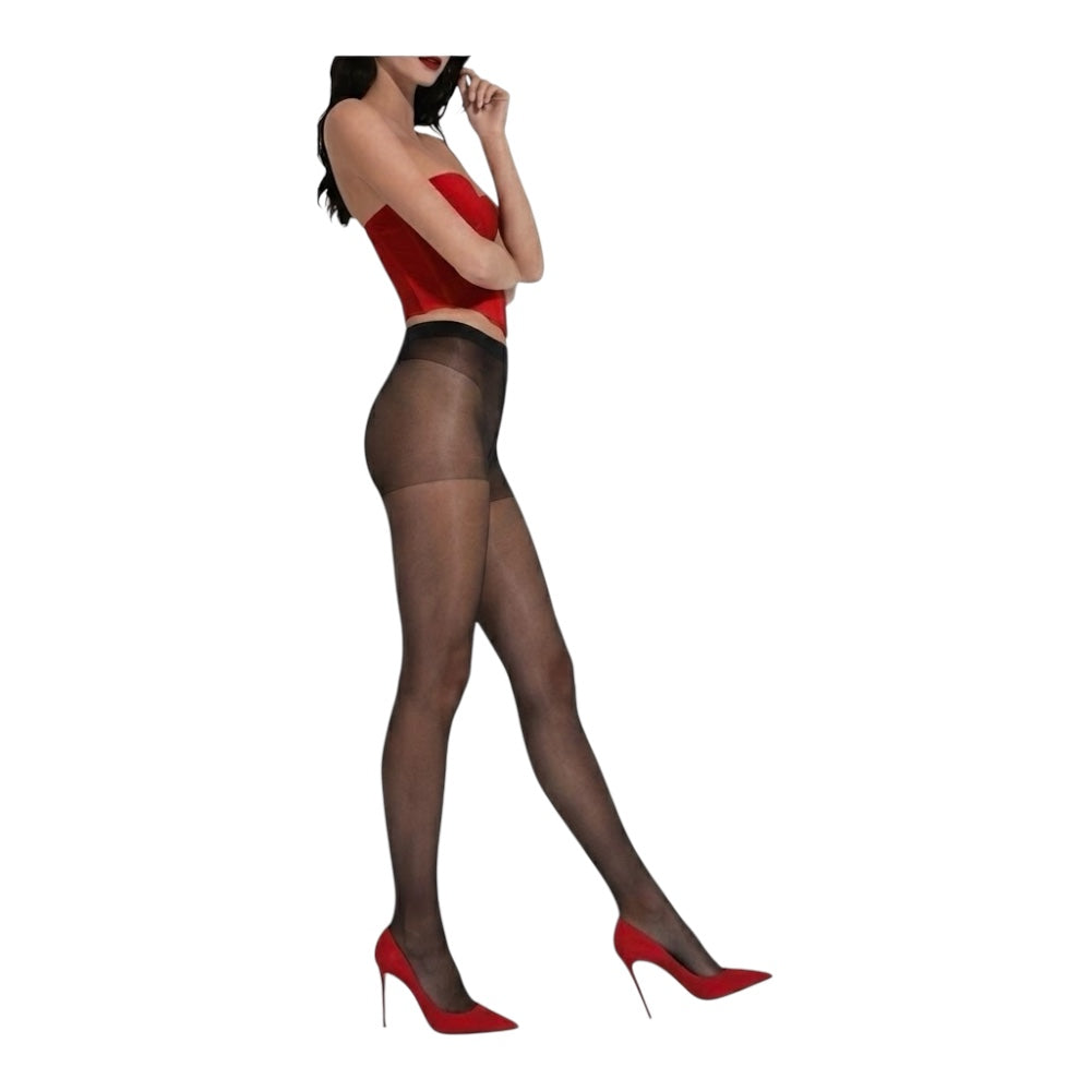 Music 20 den (Size 2-4) opaque sheer tights for women by Filodoro, 6 pairs