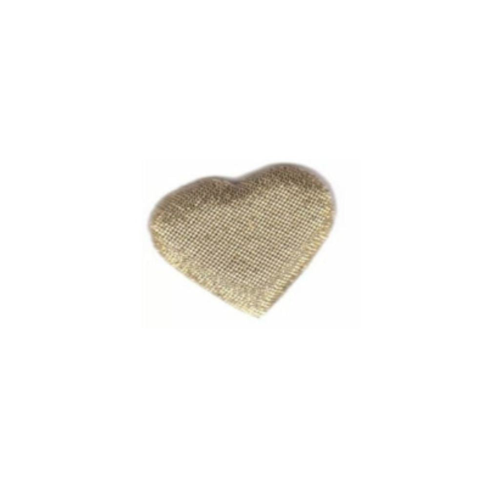 Decorative application fabric heart item V720 25 pieces