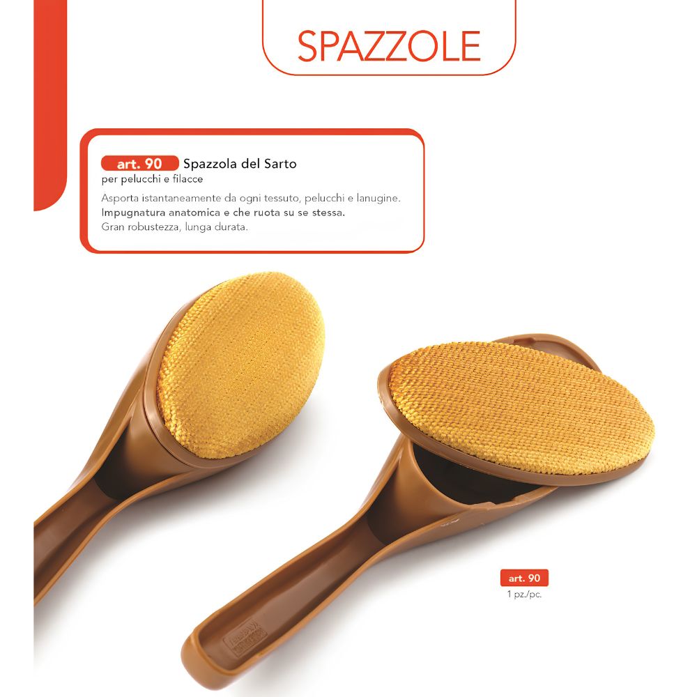 Velvet brush for lint and fluff, item 90