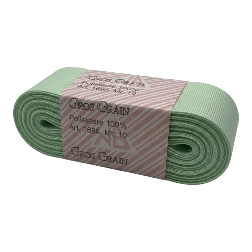 Gros grain n 9 h cm 4 100% polyester article 1686/9 10 meters