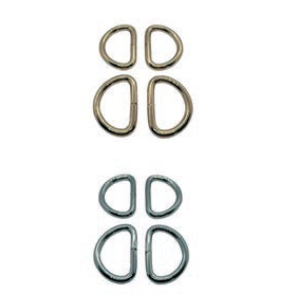 Bag accessories D-ring cm 3.2 X 2.5 item MA228 4 pieces
