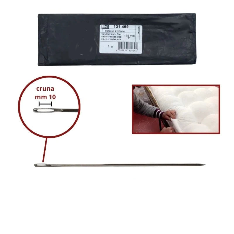 Hand needles mattress cm 15 item 131468 Prym pieces 5