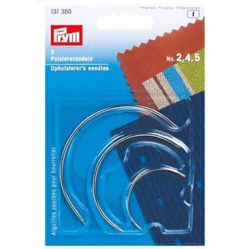 Half-moon hand needles for upholsterers item 131350 Prym pieces 3