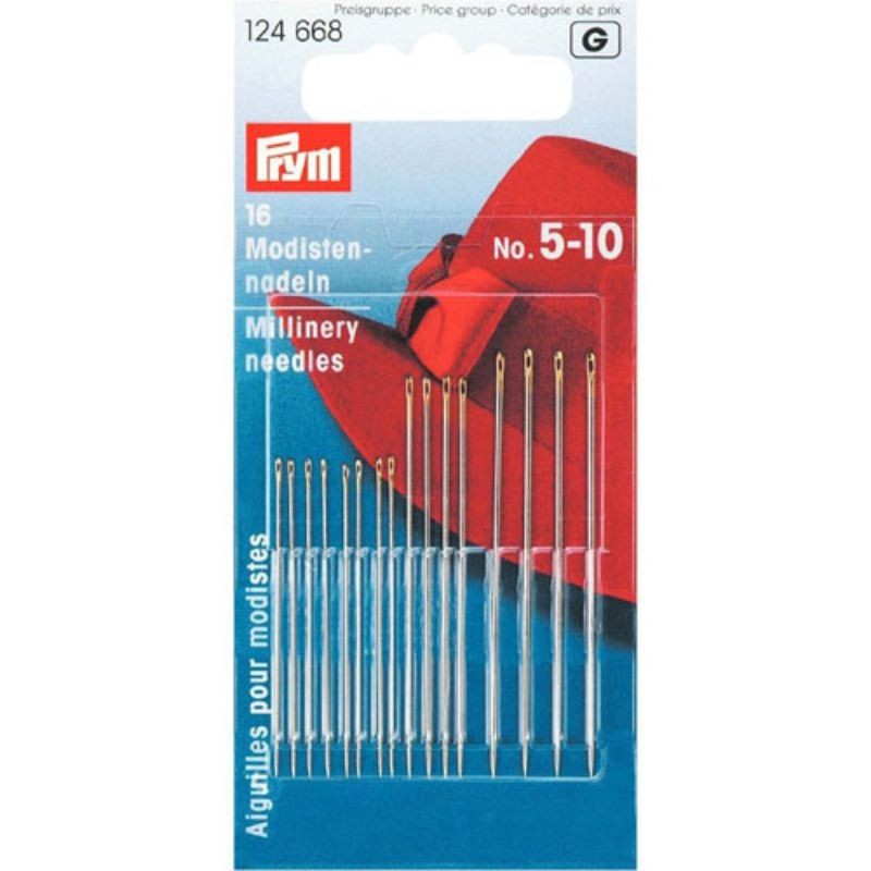 Prym milliner's hand needles, 16 pieces, item 124668