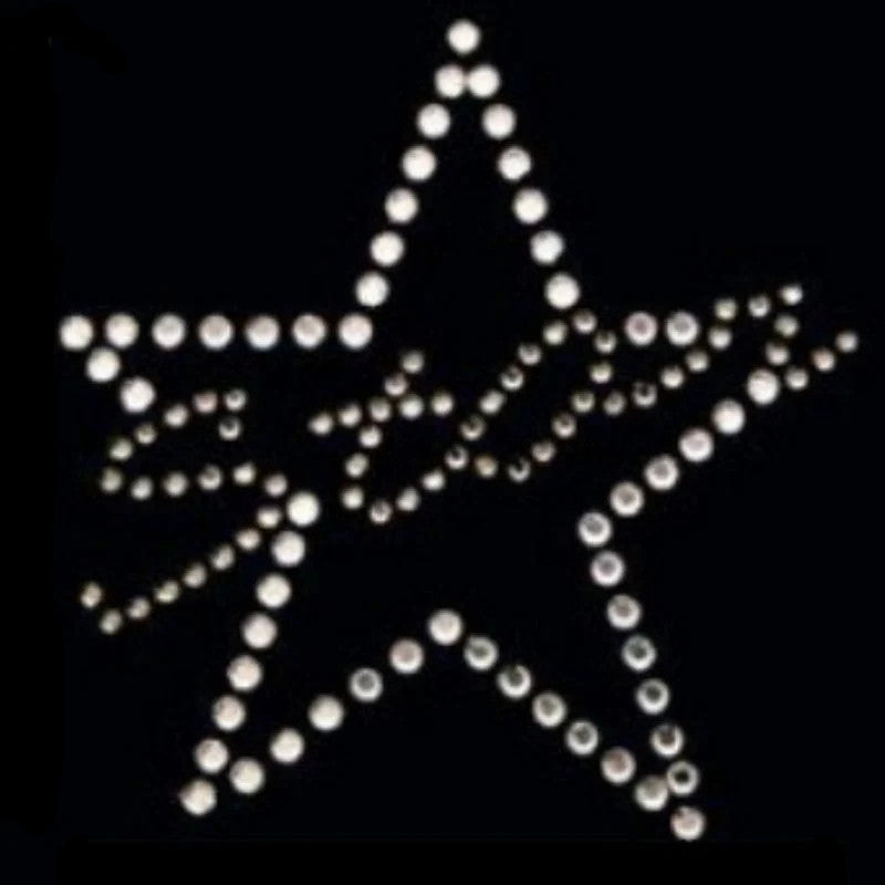 Applicazione stass termoadesiva articolo SM156