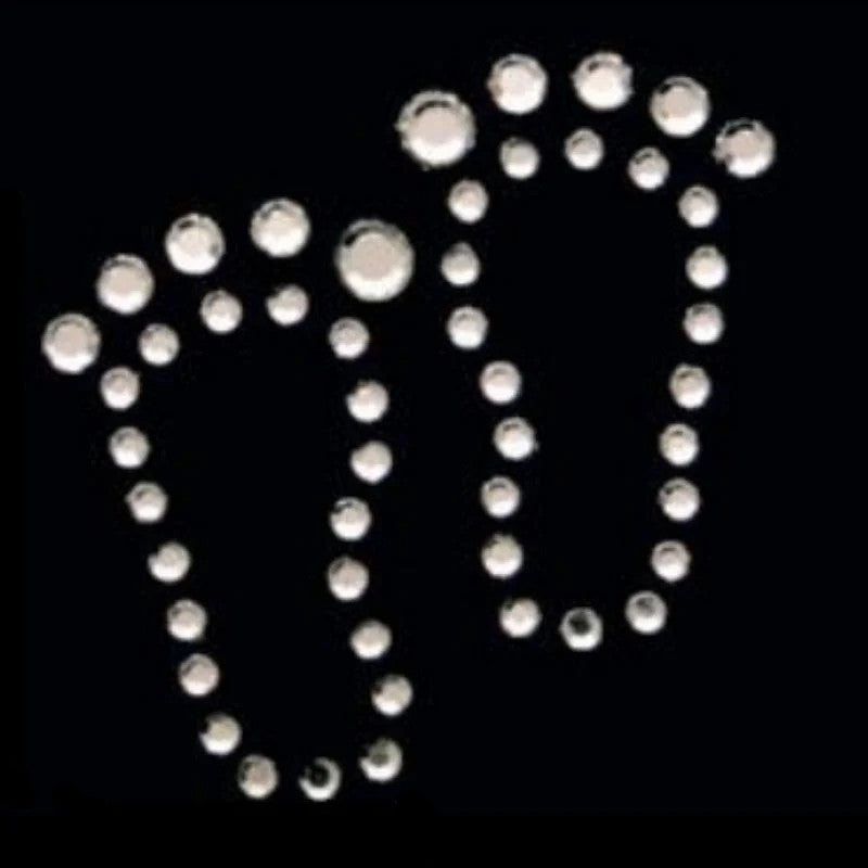 Applicazione stass termoadesiva articolo SM233 pezzi 2