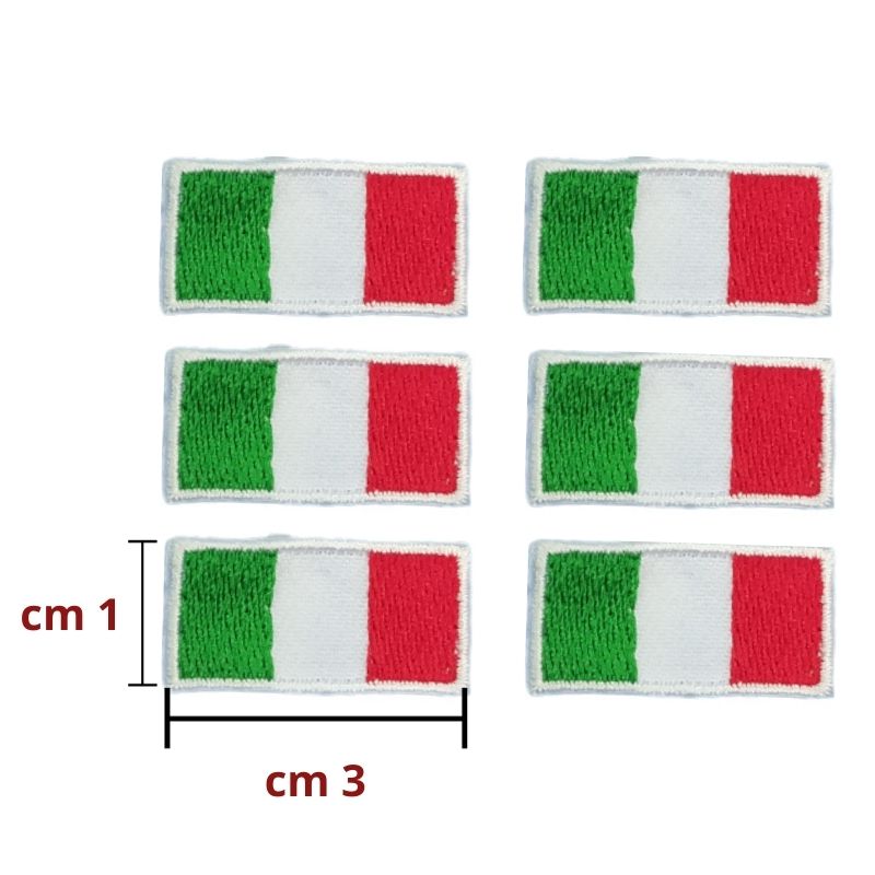 Iron-on application on fabric item 044A 6 pieces