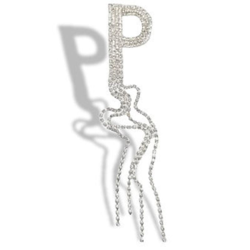 Applicazione termoadesiva la lettera " P " articolo FM9357