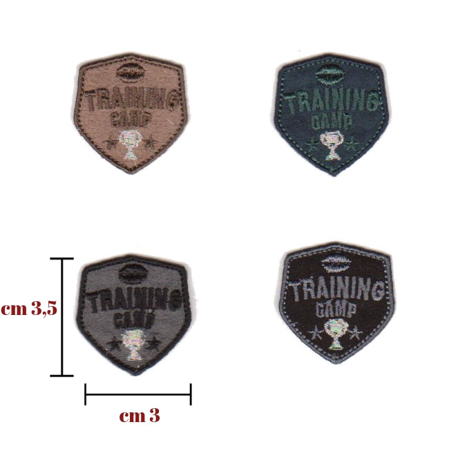 Iron-on application for fabric item 100/B, 8 pieces