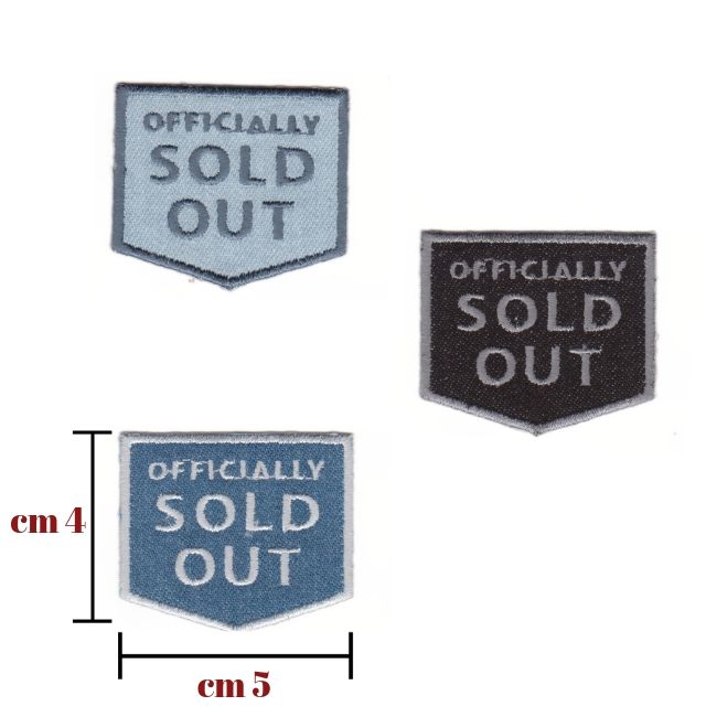 Applicazione termoadesiva tessuto articolo 246/A pezzi 6