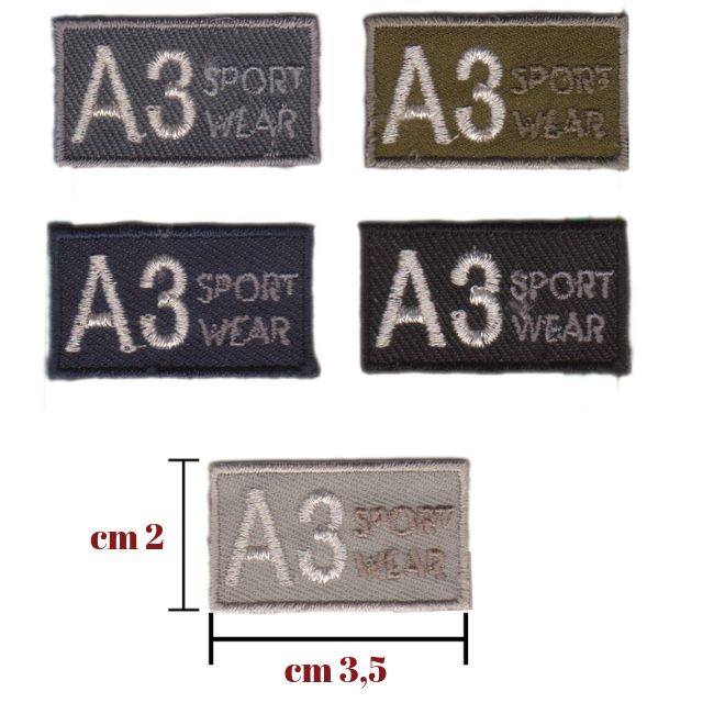 Applicazione termoadesiva tessuto articolo 682/A pezzi 5